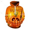thumbnail image 1 of Sudaderas con capucha de bruja vieja para hombres y mujeres, sudaderas con capucha con estampado 3D de cabeza de calabaza malvada para Halloween, jerséis para niños, Tops de Festival, abrigo, nuevo, 1 of 4