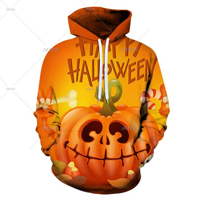 Sudaderas con capucha de bruja vieja para hombres y mujeres, sudaderas con capucha con estampado 3D de cabeza de calabaza malvada para Halloween, jerséis para niños, Tops de Festival, abrigo, nuevo