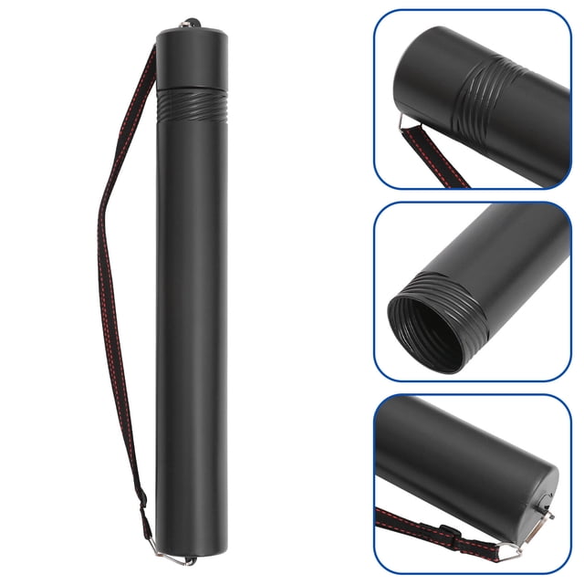HINTRMENT 1Pack Rotary Chart Holder for Students Stretchable Straps Tube for Travel Random Rope Color