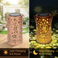 thumbnail image 3 of Ninonly Solar Lanterns Outdoor Waterproof Patio Decor Hummingbird Gifts for Mom Grandma Women Mothers Day Gift Garden Decors, 3 of 9