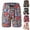 Blue, variant on JIAHONG Mens Swim Trunks Quick Dry Board Shorts with Mesh Liner, Breathable Big & Tall Beach Shorts Swimwear Bathing Suits , Red