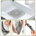 thumbnail image 4 of 4 Pcs Silicone Drain Protector, Kitchen Sink Filter with Suction Cup, Bathtub Drain Cover Filter, Kitchen and Bathroom Sink Filter., 4 of 5