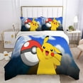 thumbnail image 4 of POKEMON Cartoon Anime 2 Piece/3 Piece Bedding Sets Comforters Sets & Pillowcases Set for Boys Girls Mens Womens Breathable Durable Microfiber Super Soft Ultra-Soft Fashion Funny, 4 of 18