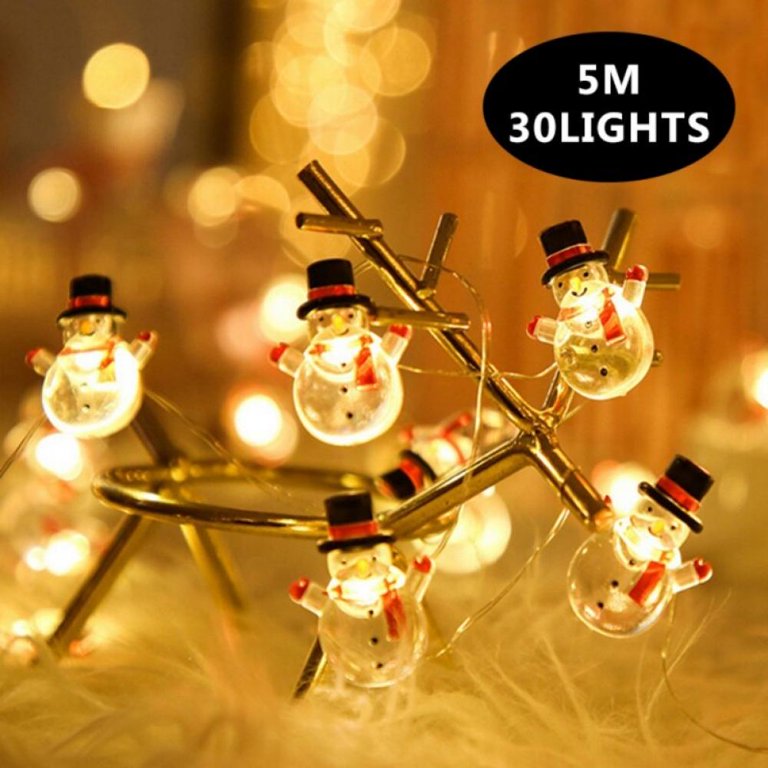 5m Battery Christmas Tree Fairy LED String Indoor Outdoor Timer Garden  Lights