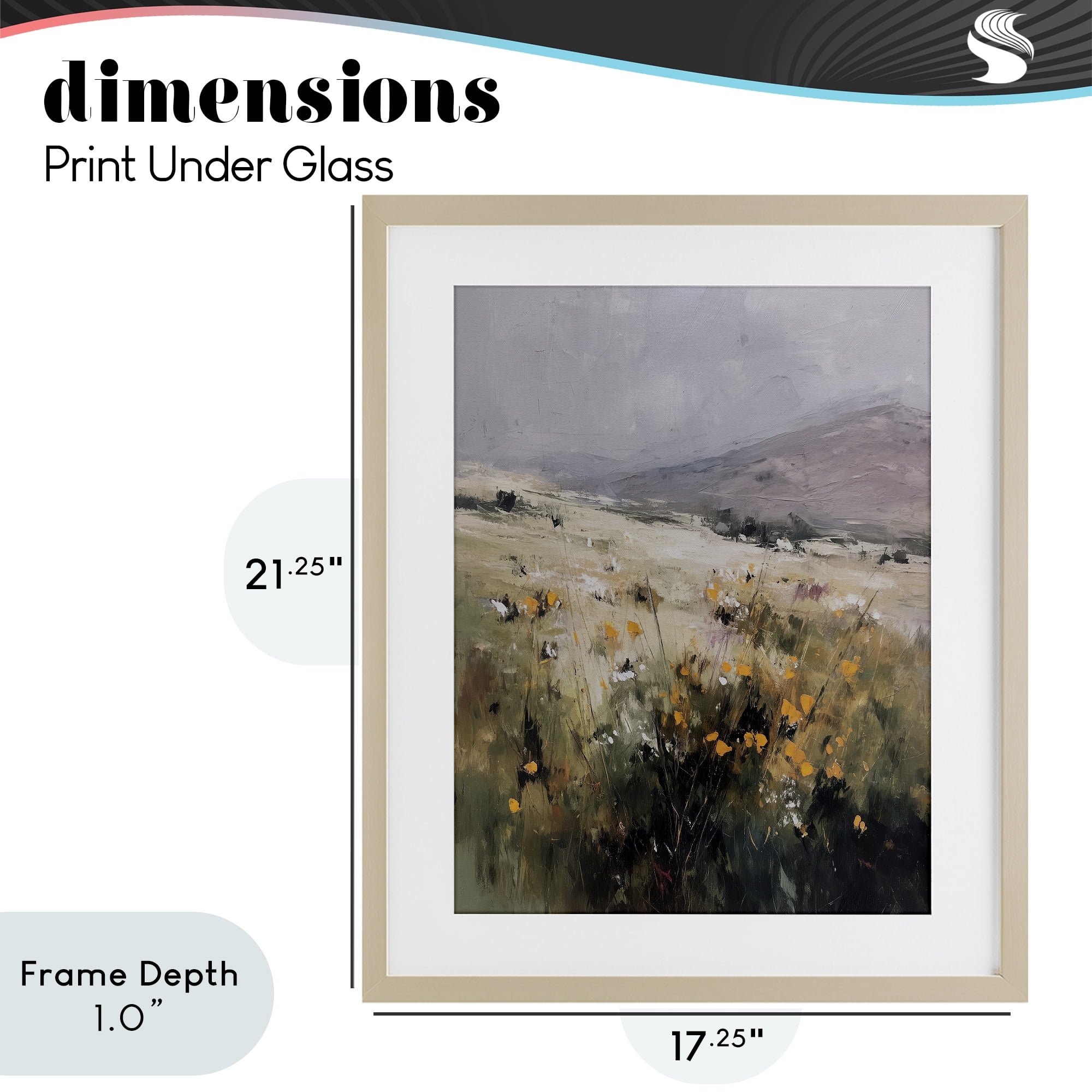 Stupell Industries Verdant Dreams Landscape Birch Framed Print Under Glass, design by Svetlana Aleynikova