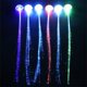thumbnail image 3 of Pasadores trenzados de pelo de fibra óptica, pinzas para el pelo con luz LED para fiestas, recuerdos de Bar, baile, boda, cumpleaños, disfraces luminosos, 3 of 4