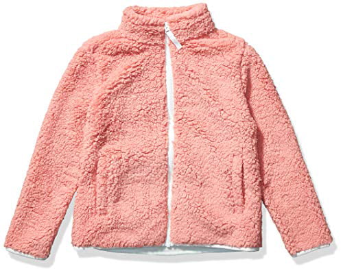 Essentials Girls Quarter-Zip High-Pile Polar Fleece Jacket Jacket
