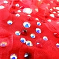 thumbnail image 6 of LIUHUO Customized Red Spandex Figure Skating Dress Girls Women V Neck with Flower Adorned Shoulders Rhinestone Embellished Skirt, 6 of 9
