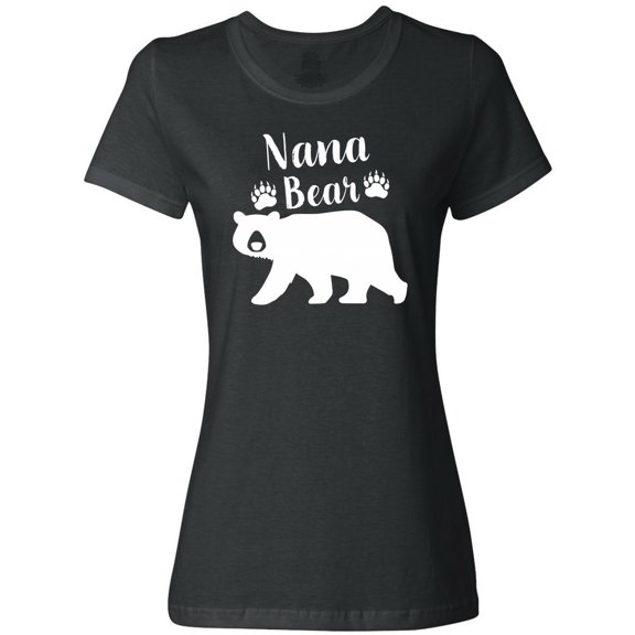 Inktastic Nana Bear in White Women's T-Shirt