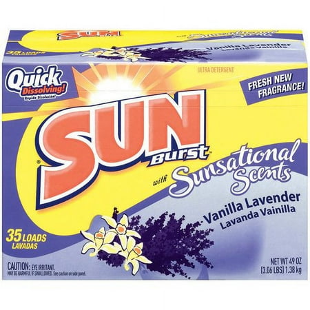 Sunburst Ultra Vanilla Lavender Powder Detergent, 49 oz