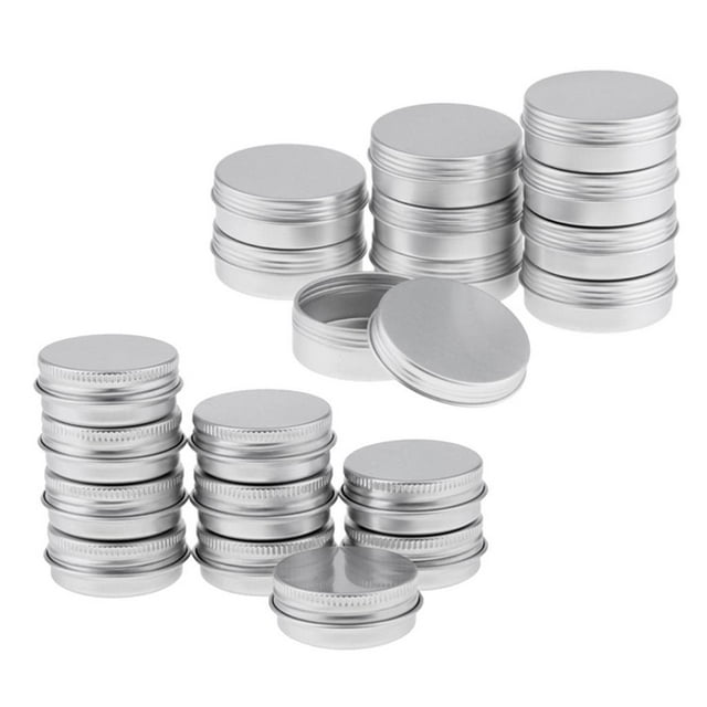 20 Paquete De Aluminio Zulema Latas Cosméticas Vacías 15 Ml 25 Ml
