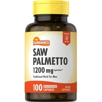 Saw Palmetto 1200mg | 100 Capsules | Non-GMO, Gluten Free Supplement | by Sundance