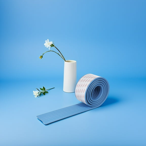 Siliaire Safety Corner Protectors 1 Roll Blue Foam Bumper Strip for Furniture and Bunkbed Ladder Padding