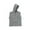 Grey, variant on 1/12 Men Sleeveless Hoodie Retro Costume for 6" Male Action Figures Dress up Black