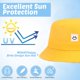 thumbnail image 4 of Gorro de sol AJG para niños, algodón, cara sonriente, 54 cm, 2 a 7 años, 4 of 5