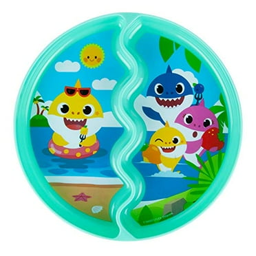 The First Years Pink Fong Baby Shark Suction Plate for Kids, Multi