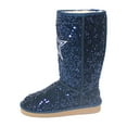 thumbnail image 2 of Women's Cuce  Navy Dallas Cowboys Tall Sequin Boots, 2 of 3