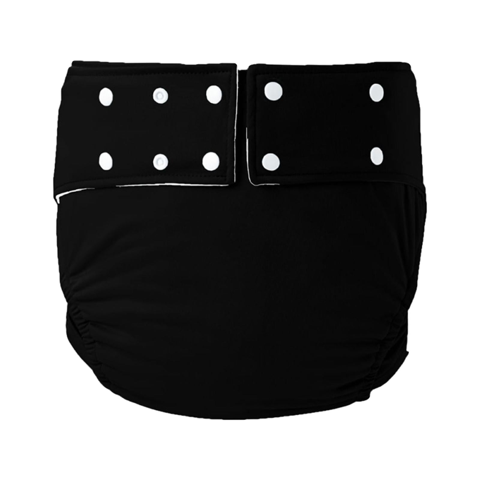 Adult Diaper Pants Reusable Against Incontinence Excellent Water Black