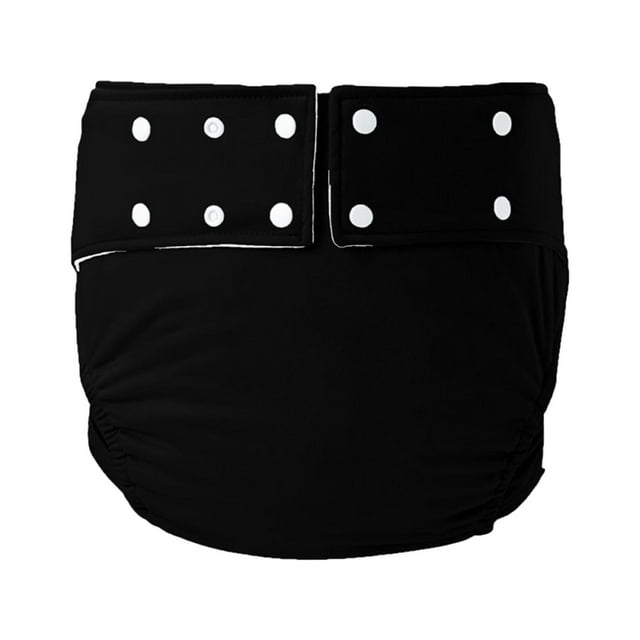 Couches en Tissu pour Adultes Couche pour Adultes Réutilisable contre l'Incontinence Efficace Noir
