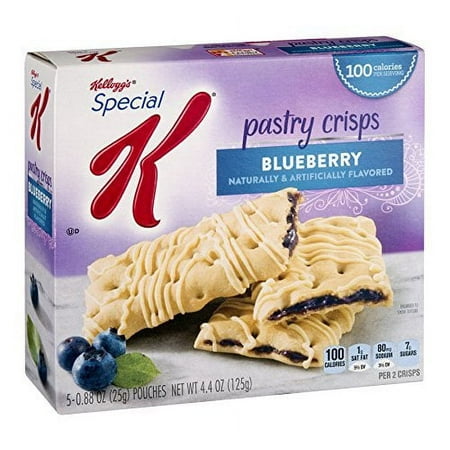 Kellogg S Special K Pastry Crisps Blueberry 4.4Oz Box (Pack Of 4)