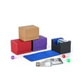 thumbnail image 3 of Inteprter Estuche de transporte para tarjetas de juego, contenedor de cuero de gran capacidad antiarañazos, funda protectora multifuncional, escritorio Almacenamiento y organización del hogar Rosado Inteprter HA065436-07, 3 of 6