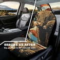 thumbnail image 4 of Jeiento Highland Cow Car Seat Covers Car Front Seat Cushion American Flag 2 Pack Auto Seat Cover Automotive Interior Protection Fit for Most Cars Sedan Truck SUV Van, 4 of 7