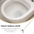 thumbnail image 3 of Toilet Handle Lever Toilet Flush Lever Replacement For Home Hotel Bathroom, 3 of 8