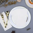 thumbnail image 2 of Paquete de 300 toallas desechables de tacto de lino – Toallas de mano similares a tela, servilleta de papel suave y absorbente para baño, cocina o evento, 2 of 4