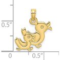 thumbnail image 5 of 10K Yellow Gold 3-D Two Ducks Charm - 16.75mm, 5 of 7
