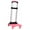Pink, variant on Mornei Backpack Trolley Foldable Aluminum Alloy Wheeled Hand Trolley Hand Cart Black