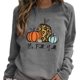 thumbnail image 1 of Sudadera con estampado de calabaza de otoño, jersey de Halloween para mujer, bonito jersey de Halloween para mujer, jersey de Halloween para mujer probado profesionalmente, 1 of 5