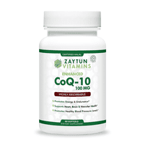 Zaytun Vitamins Halal CoQ10 100mg, Supports Healthy Blood Pressure Levels, Includes Vitamin A E, 60 Softgels, Made in USA
