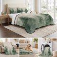 thumbnail image 6 of King Quilt Set 96''x106'', Farmhouse Mist Forest Lightweight Bedspread Coverlet Set with 2 Pillow Shams, Vintage Trees Natural Landscape Breathable All Season Quilt Bedding for Bedroom/Guest Room, 6 of 9