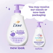 Baby Dove Sensitive Skin Care Baby Wash For a Calming Baby Bath Wash Calming Moisture Hypoallergenic And Tear-Free, Washes Away Bacteria, 13 fl oz