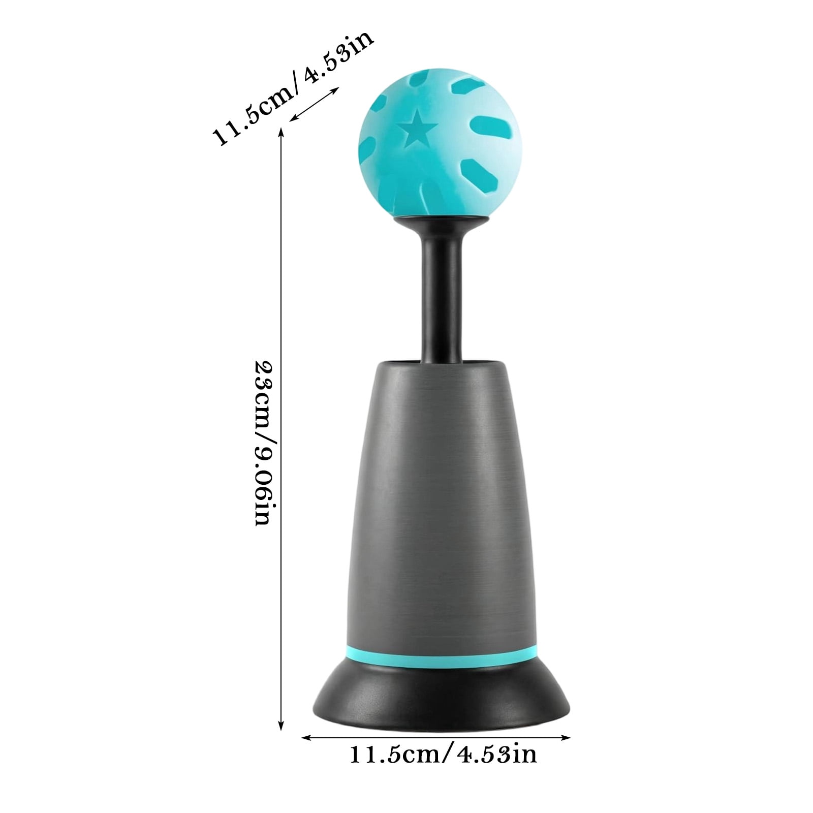 Baseballs Tee Popper, Durable Nylon Strength, Batting Tee for Baseball Softball All Skill Levels Home Training 1 Popper Ball Included