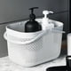 thumbnail image 3 of Cesta de Ducha Portátil, Canasta de Almacenamiento de Baño de Diseño de Agujero Pequeño Resistente Gran Capacidad para Baño, 3 of 7