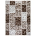 thumbnail image 1 of Regal Tapis de Zone Patchwork Géométrique 5x7 180 Pouces Marron Beige, 1 of 6