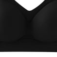 thumbnail image 3 of Kvture Supportive Bras for Older Women Seamless Wireless Push Up No Underwire Full Coverage Comfortable Bralette Black Bra XXL, 3 of 4