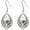 Abalone Shell, variant on Mustard Seed Cross Earrings Sterling Silver Mountain Dangle Dangling Earrings Teardrop Christian Faith Religious Jewelry for Women