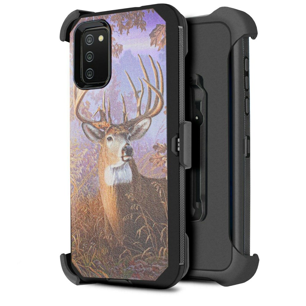 for Samsung Galaxy A02S Phone Case Dual Layer Full-Body Rugged Clear