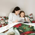 thumbnail image 5 of Homewish Kawaii Snowman 2pcs Bedding Comforter Set For Preppy Children Kids,Merry Christmas Twin Comforter Sets,Happy Winter Xmas Breathable Bedding Set,Festival Bedroom Decor,Reversible, 5 of 8