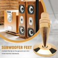 thumbnail image 5 of 8 Pairs Copper Speaker Spike Isolation Stand with Base Pad Feet Mat for Speaker, Amplifier, DVD Play, 5 of 5