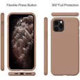 thumbnail image 5 of ATTOE Liquid Silicone Case Compatible with iPhone 11 Pro Max 6.5 inch(2019), Gel Rubber Full Body Protection Shockproof Cover Case Drop Protection Case (Black), 5 of 5