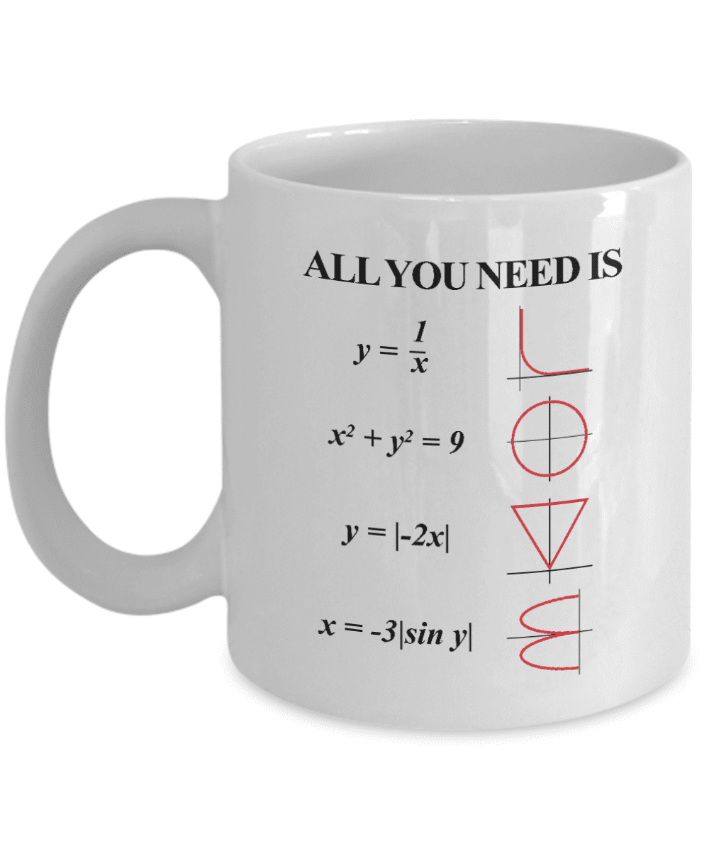 This Gal Loves Math Ceramic Coffee Tea Mug Cup 