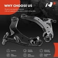 thumbnail image 5 of A-Premium 2Pcs Front Lower Control Arm and Ball Joint Assembly Compatible with Hyundai Tiburon 2003-2008 Kia Spectra Spectra5 2005-2009, 5 of 7
