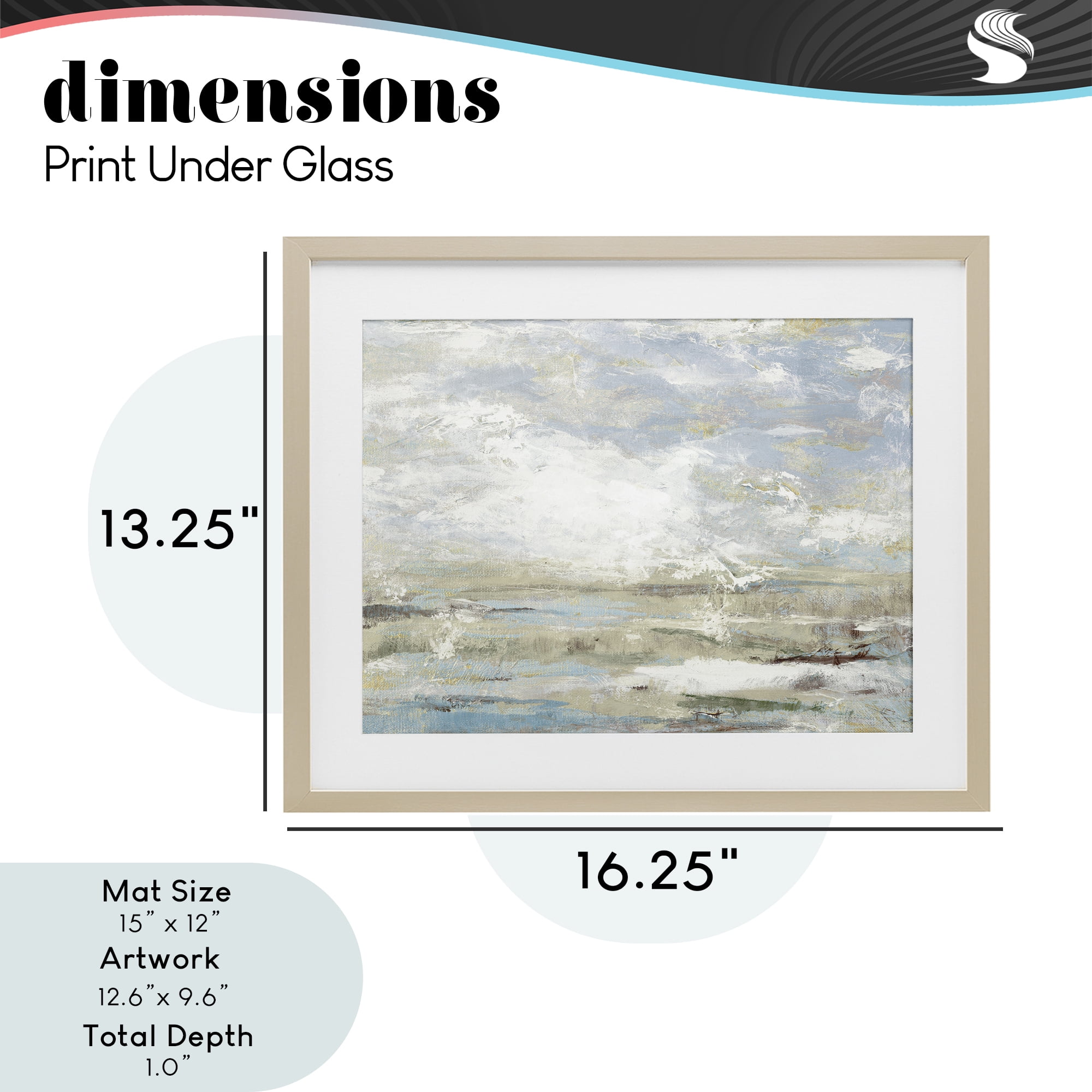 Stupell Industries Morning Mood Impression Birch Framed Print Under Glass, design by Lanie Loreth