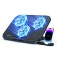 thumbnail image 1 of Base refrigerante para laptop AISUNKUTECH con 3 ventiladores y soporte ajustable, 1 of 8