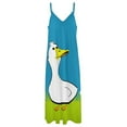 thumbnail image 4 of Fun And Playful Duck Sleeveless Dress Woman Fashion Long Dresses Women's Summer Suit Dress Summer 2025 Women, 4 of 7