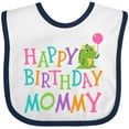 thumbnail image 3 of Inktastic Happy Birthday Mommy Party Boys or Girls Baby Bib, 3 of 4