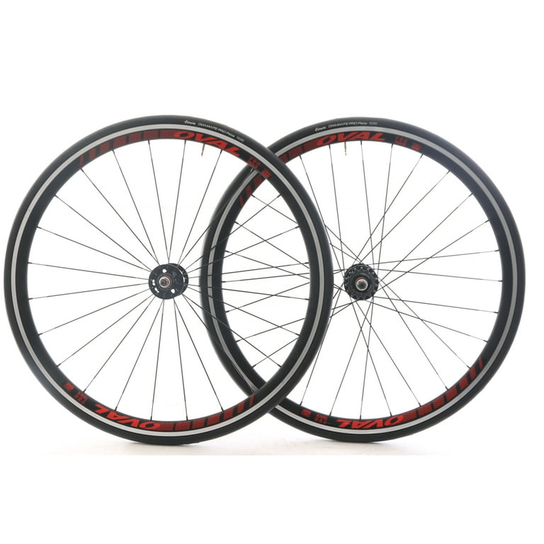 Oval Concepts 730 Track Fixed Gear 700c Bike Wheelset Tires Cog NEW
